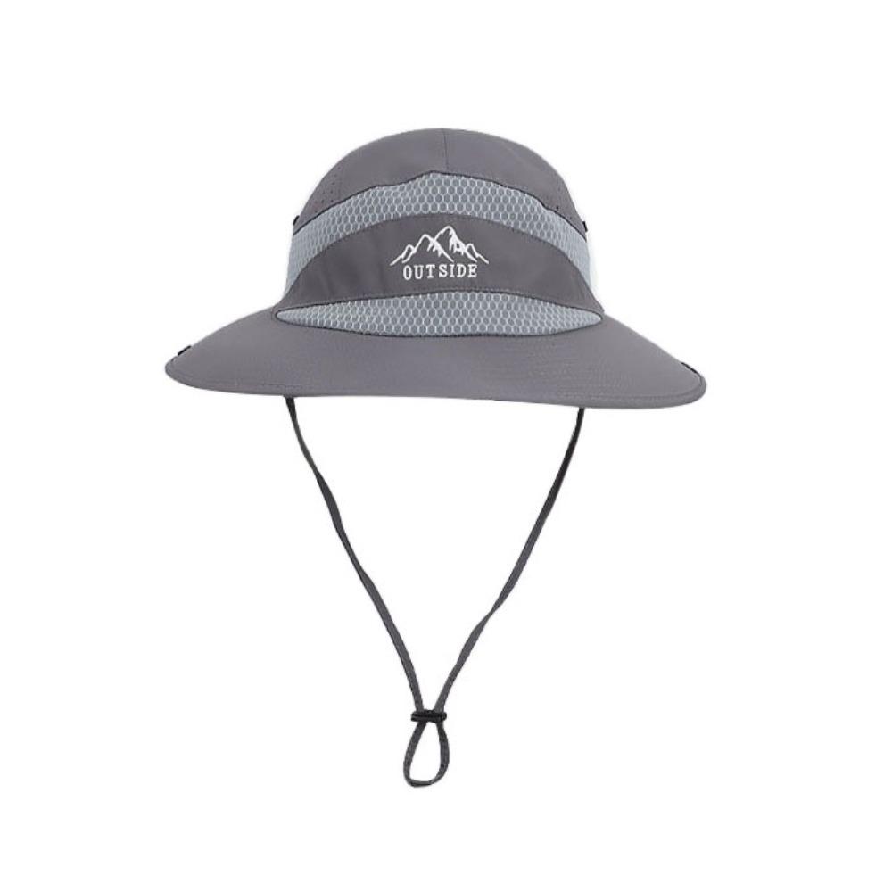 Waterproof Men Fisherman's Hat Quick-dry Sun Hat Simple Folding Bucket Hat  Unisex