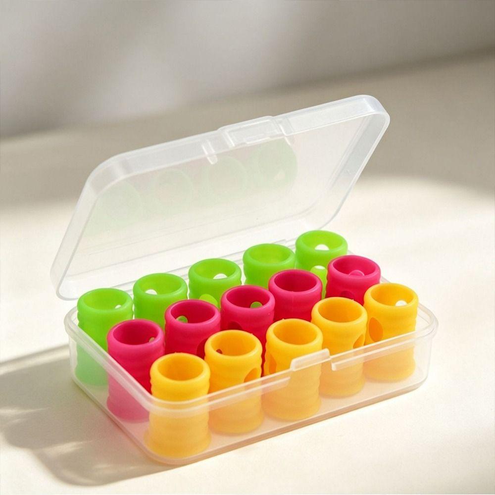 15Pcs Plastic Padel Racket Dampeners Ring Shape Racket Shock Absorbers Tennis