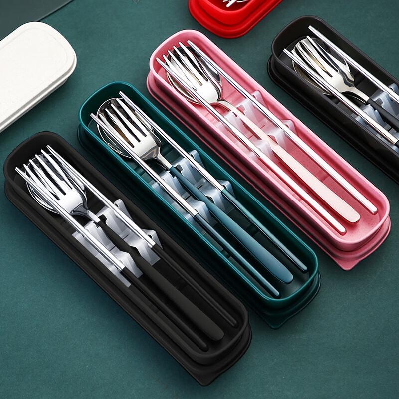 Portable 316 Stainless Steel Chopsticks & Fork Set