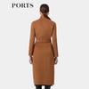 PORTS Women's Double-Breasted Wool Cashmere Coat