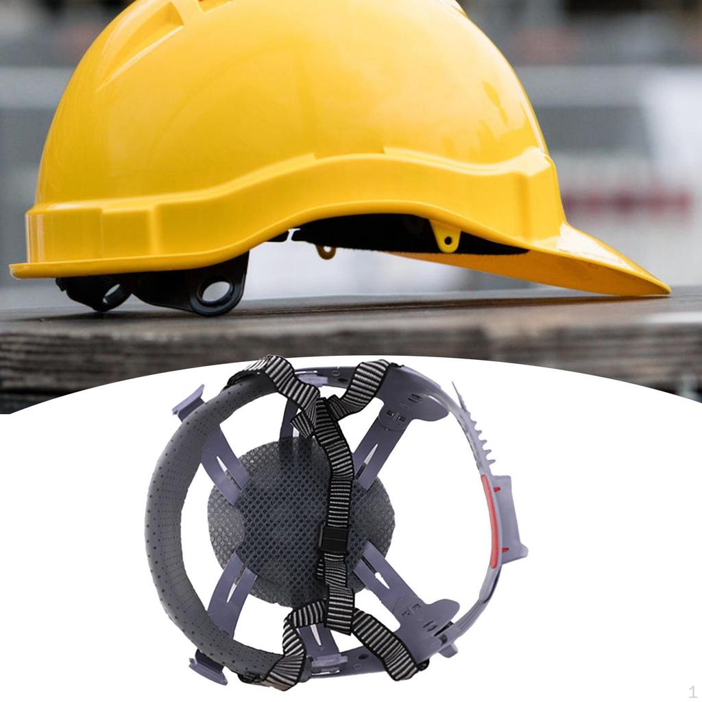 Helm-Innenpolster mit 6-Punkt-Gurt, Stoßdämpfend, Leicht, Schnell zu montierende Ersatzteile,