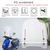 Motorcycle Universal Windshield For Electric Scooter Transparent Battery Car Flashing Tricycle Mounting  Motorbikes Deflector