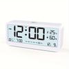 Multi-function Digital Clock LED Brightness Adjustable Temperature and Humidity Display Dual Mode Alarm Clock