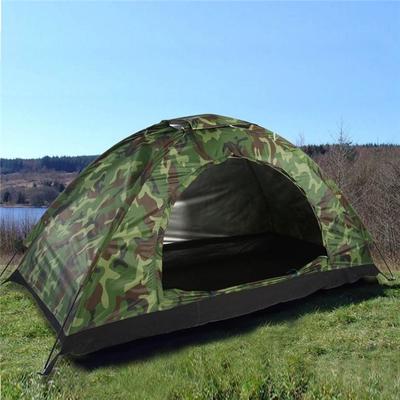 1-4 Person Portable Outdoor Camping Camouflage Tent  Recreation Double Couple Tent Ultraviolet-proof