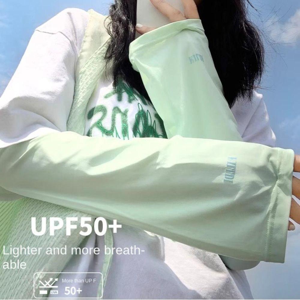 

Anti-UV Ice Sleeve Floral Loose Version Arm Sleeves Portable Sunscreen Sleeves 3