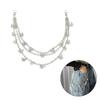 Skirts Chain Three Layer Chain Butterfly Shape Pendant Charm Chain for Teens