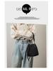 Handmade Textured Pinwheel Knot Crossbody Bucket Bag for Women