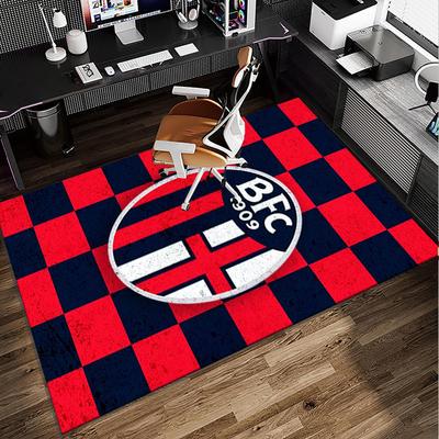 1909 Football Club Office Rug Chair Mat, Game Carpet, Suitable for Front Door, Bedroom, Living Room, Desk, Holiday Gift