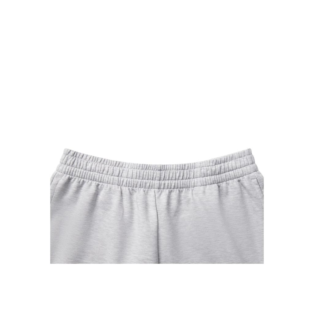 Li Ning Sports Trend Series Casual Simple Solid Color Tapered Loose Comfortable Elastic Versatile Knitted Sweatpants Men Bottoms AKLVA34-2