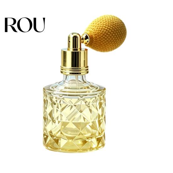Reusable Perfume Bottle 10ML Vintage Air Bag Bottle, Portable Refillable Fragrance Empty Atomizer Glass Spray for Travel Pocket