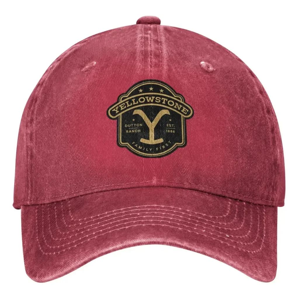 Yellowstones Dutton Ranch Baseball Cap Vintage Logo Casual Couple Women Hip Hop Dad Hats Design Outdoor Sport Baseball Caps
