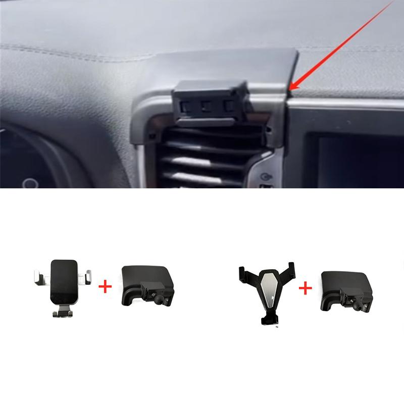 1Set Plastic Material For 2016 2017 KIA Sportage MK4 Special Car Phone Holder Fixed Bracket Stand Mobile Gravity Linkage