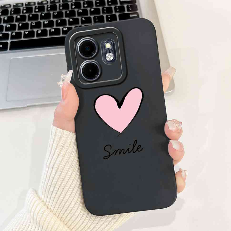 For Infinix Hot 50i Case Hot50i X6531 Lovely Rabbit Silicone Soft TPU Cover Fundas For Infinix Smart 9 Smart9 X6532 Phone Cases