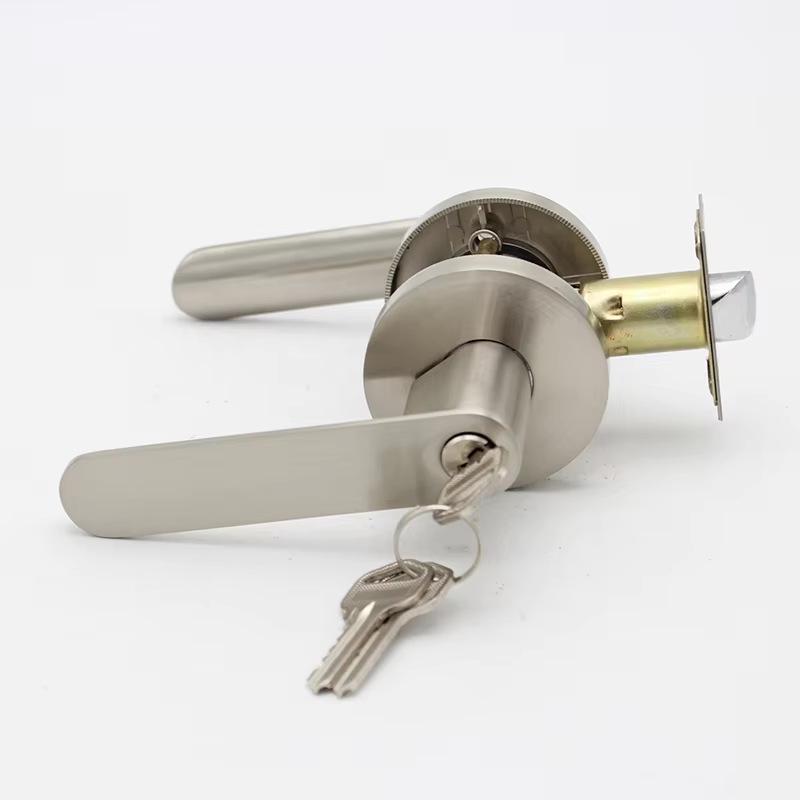 Zinc Alloy American Style Privacy Handle Lock for Bathroom, Restroom, or Storage Room