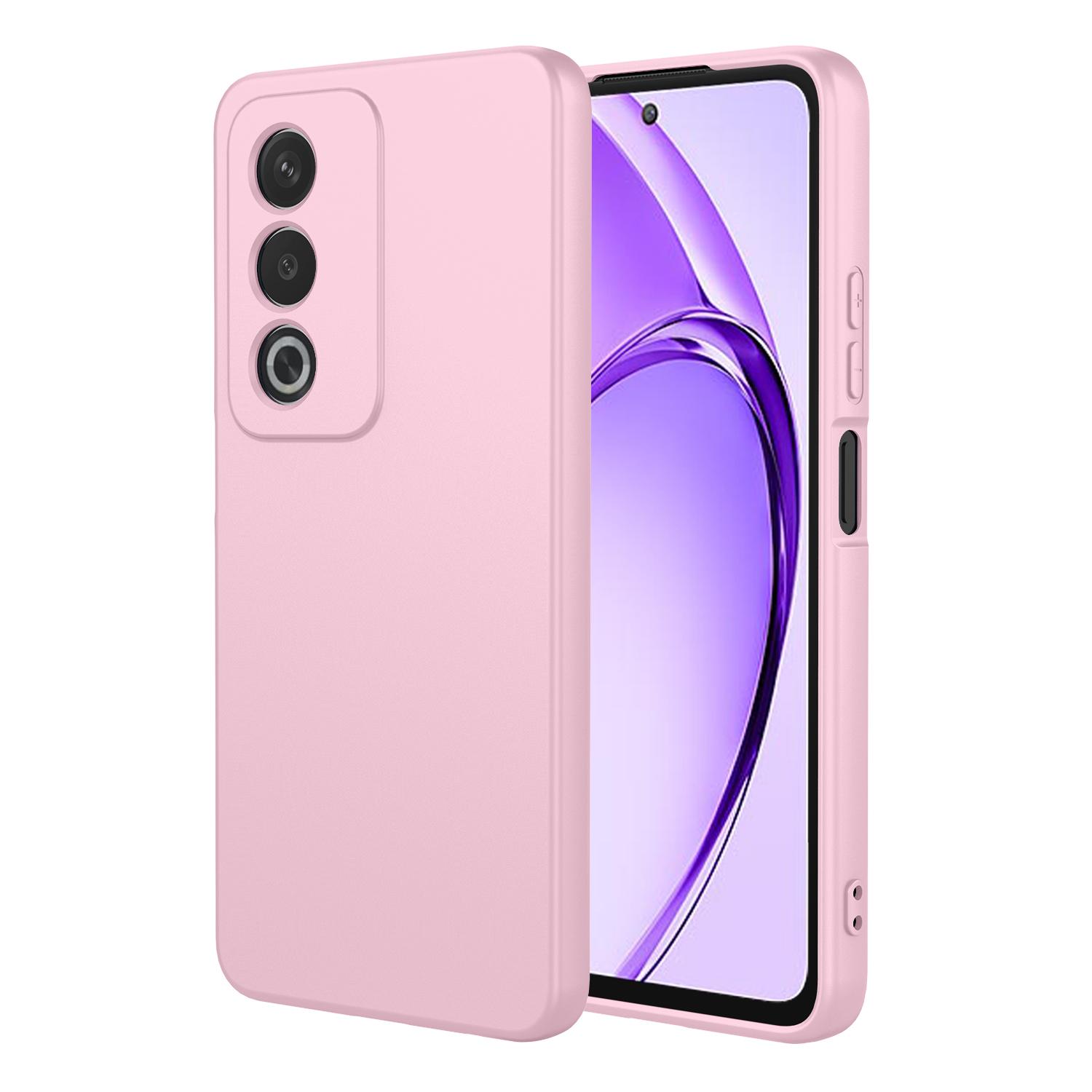 

Flexible Liquid Silicone Case For OPPO A40 4G A40M A60 A3 Pro A80 A79 5G K12x Protective Cover Bumper Coque Shell Capa Fundas OPPO A40M розовый