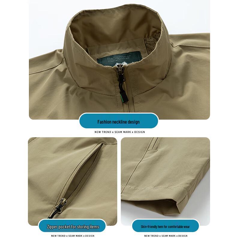 EASTERN CAMEL Men's Multi-Pocket Outdoor Utility Vest