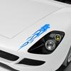 Tiger Flame Body Stickers Reflective Self-adhesive Stickers Motorcycle Car DIY Decorative Stickers Car Decoration Accessories