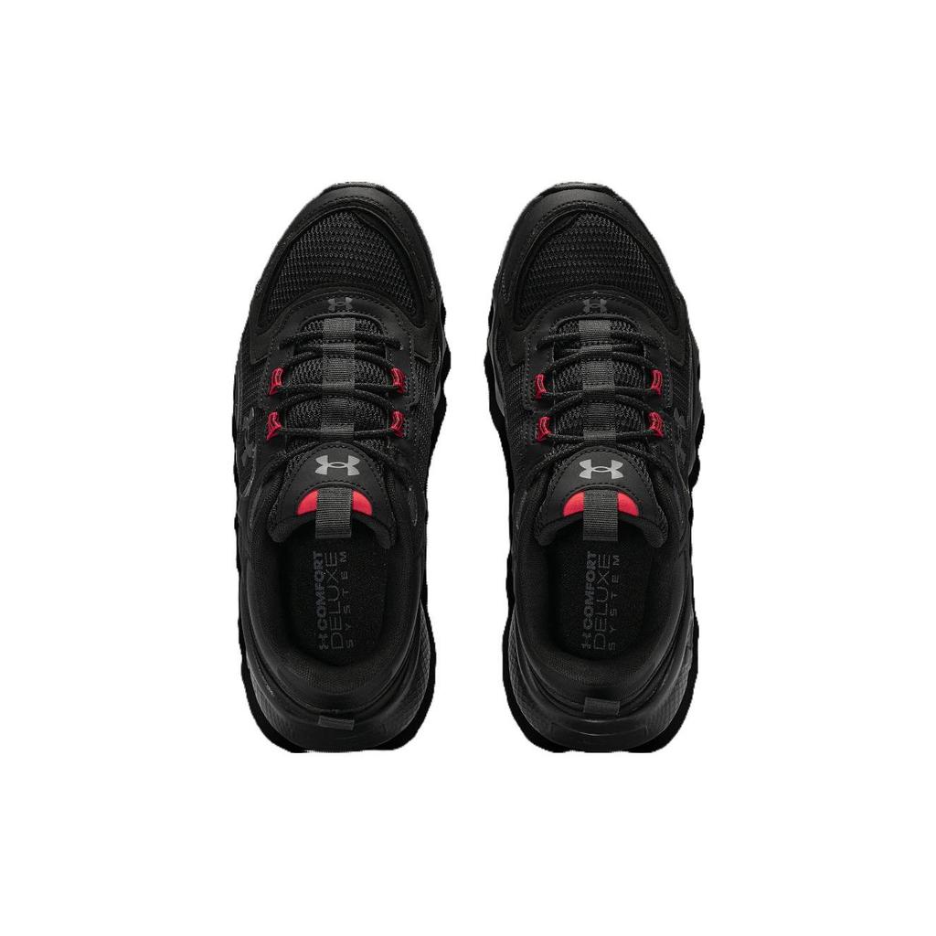 Under Armour Charged Vantage 1 Round Toe Lace-Up Mesh Low-Top Running Shoes Women sneaker Black 3028450-001