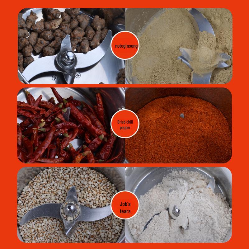 Huangcheng Household Grinder: Chinese Medicine & Grain Crusher