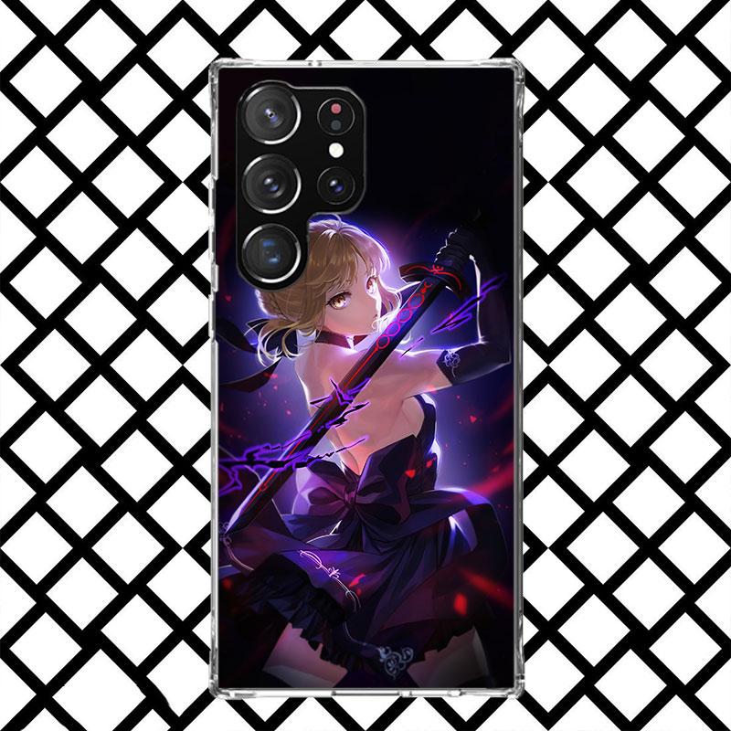 Fate Zero Stay Night Saber Phone Case for Samsung Galaxy S26 S25 Edge S24 S23 Ultra S22 Plus S21 FE S20 + Soft Cover Print Funda
