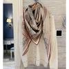 NINA SOLOR Double-Sided Lamb Wool Square Scarf
