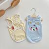 Traction Dog Clothes Spring and Autumn Star Bear Vest Medium and Large Dog Shiba Inu Corgi Home Outdoor Dog Clothes