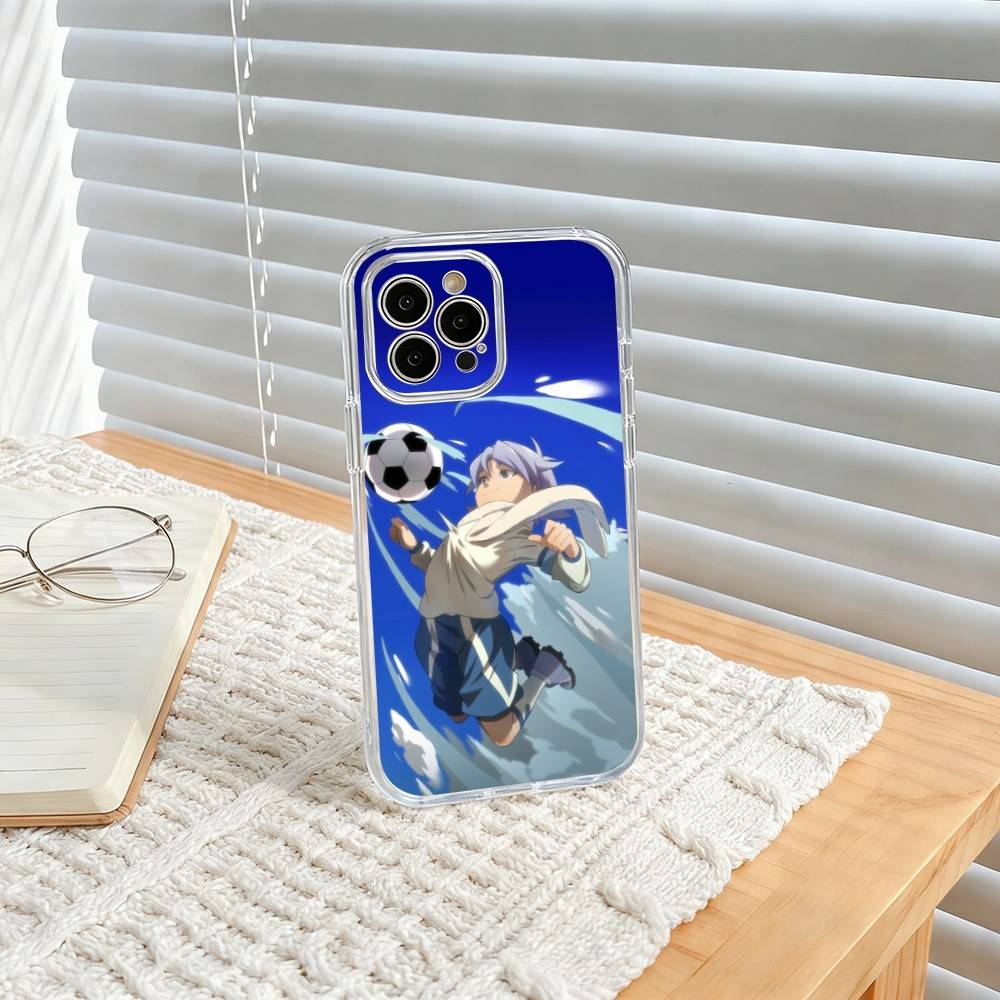 Cool Football InazumaS Eleven Phone Case For iPhone17,16,15,14,13,12,11 Plus,Pro Max Soft Transparent Cover iPhone14ProMax