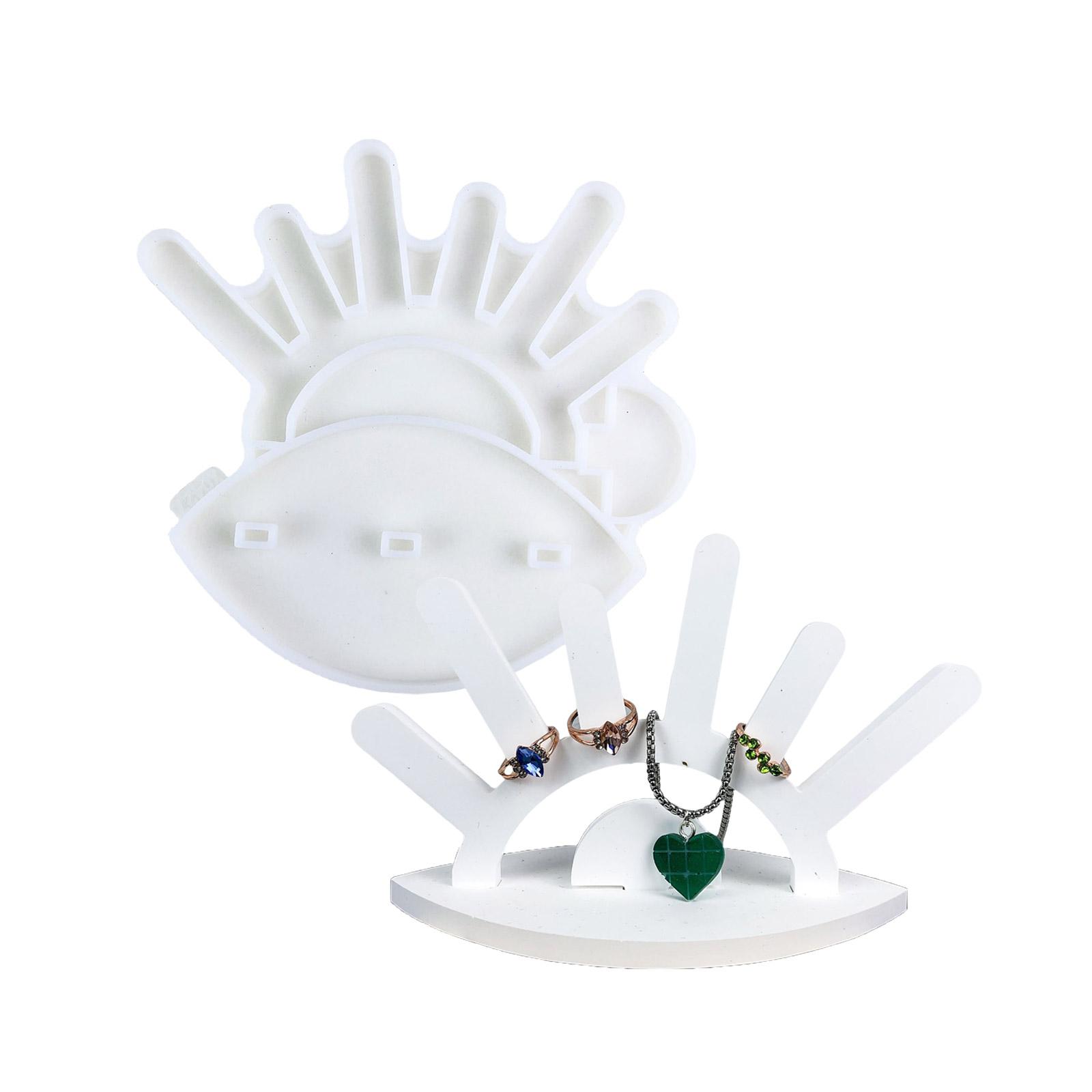 

Высококачественная силиконовая форма для держателя дисплея для создания персонализированных настольных или ювелирных экспонатов дома или в студии T2