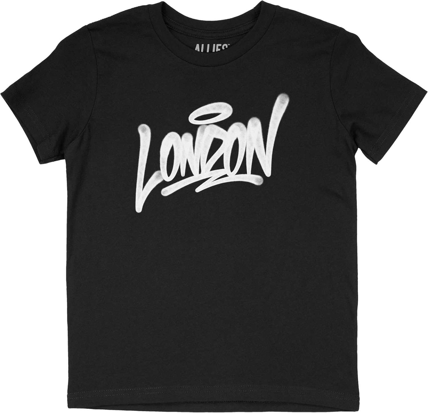 London Youth T-Shirt | LDN England Street Art and Graffiti Shirt for Boys and Girls Unisex T-Shirt S