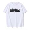 New Jeans Letter Printed Short-sleeved Ladies' T-shirt New Casual Loose Pattern T-shirt Spice Comfortable Short-sleeved Shirt