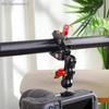 1 Set Multi-function Metal Action Camera Mount With 360° Rotatable Double Ball Head Magic Arm For Monitor Light Mic Phone Mount