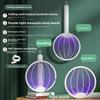 Rechargeable electric mosquito swatter , powerful lithium battery mosquito killer lamp, two-in-one mosquito repellent and killer device, fly swatter