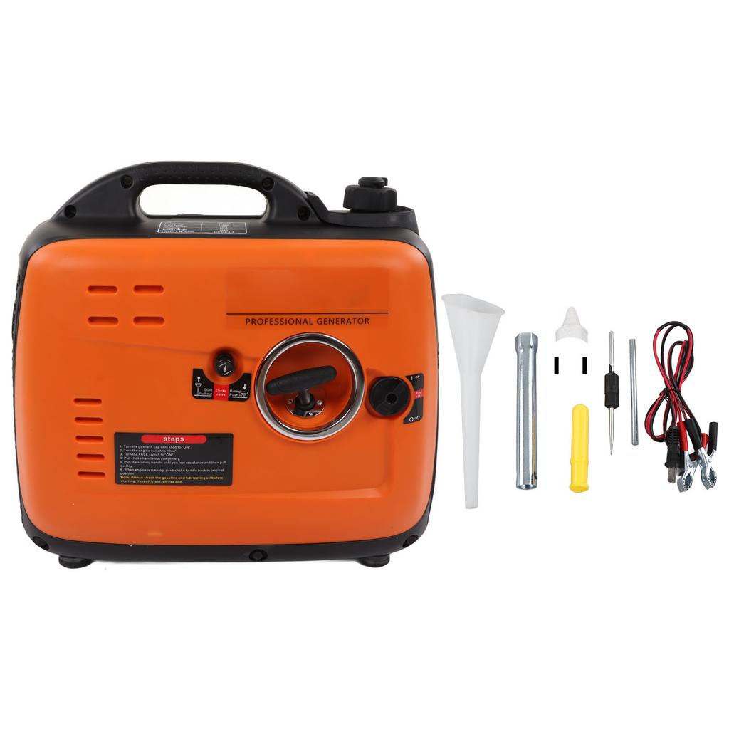 3KW Portable Inverter Generator 4.2L Tank Digital Display Ultra Low Noise Handheld Gas Powered Generator for Home RV US