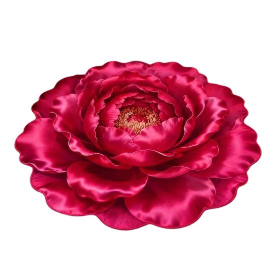 3D Blume Bereichsteppich Optische Illusion Blumenmuster Samtteppich Rutschfeste Plüschbodenmatte für Wohnzimmer Schlafzimmer Kinderzimmer Eingangsbereich