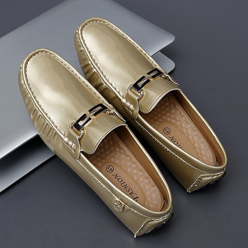 Street Style Mens Moccasins Ultra-light Soft-Soled Penny Loafers Leisure Walk Male Driving Shoes Comfy Non-slip Slip On Footwear