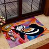 Looney Farm Animal Friends Customize Your Name Floor Rug Office Rug Suitable for Balcony Entryway Dormitory Foyer Anti-slip Rug Anime Office Decor