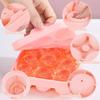 Ice Cube Mold with Lid, Silicone Rose Ice Cube Tray with Mini Tongs, Rose Ice Cube Trays for Freezer, Easy Release Ice Trays Maker, Make 9 Ice Ball