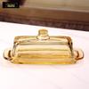Flavinmci Glass Butter Dish with Base and Lid