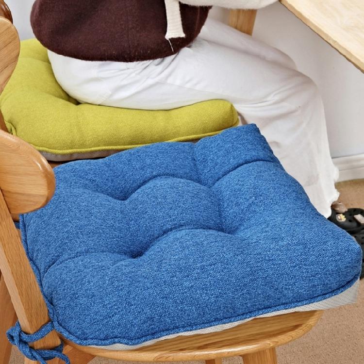 Thick Square Chair Cushion Features Nonslip Base Ideal For Home Offices And Restaurant Seatings