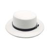 Ny Filthatt Herre Fedora-hatter med Belte Dame Vintage Trilby-luer Ull Fedora Varm Jazzhatt Chapeau Femme filt Panamahatt