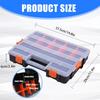 Portable Multiple Compartment Tool Storage Box Durable Design For DIY Enthusiasts And Professionals