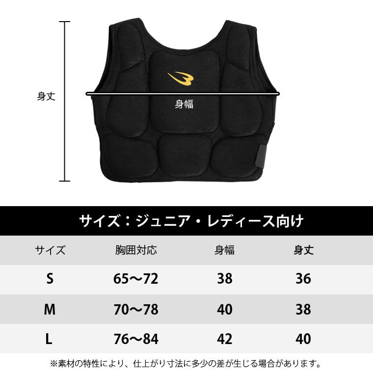 BODYMAKER Chest Supporter 3 Body Chest Chest Karate Shock Martial Size L Protector, Protection, Guard, Taekwondo, Karate, Gear, Absorption, Arts,