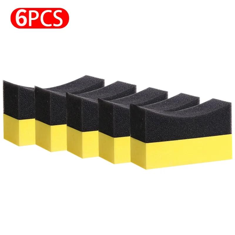 Set Spugna per Pulizia Auto in Microfibra, Asciugamano, Spugna, Spazzola per Pulizia Ruote Auto, Assorbimento Acqua, Tampone Spugna, Lucidatura, Spazzole per Pneumatici, Strumenti