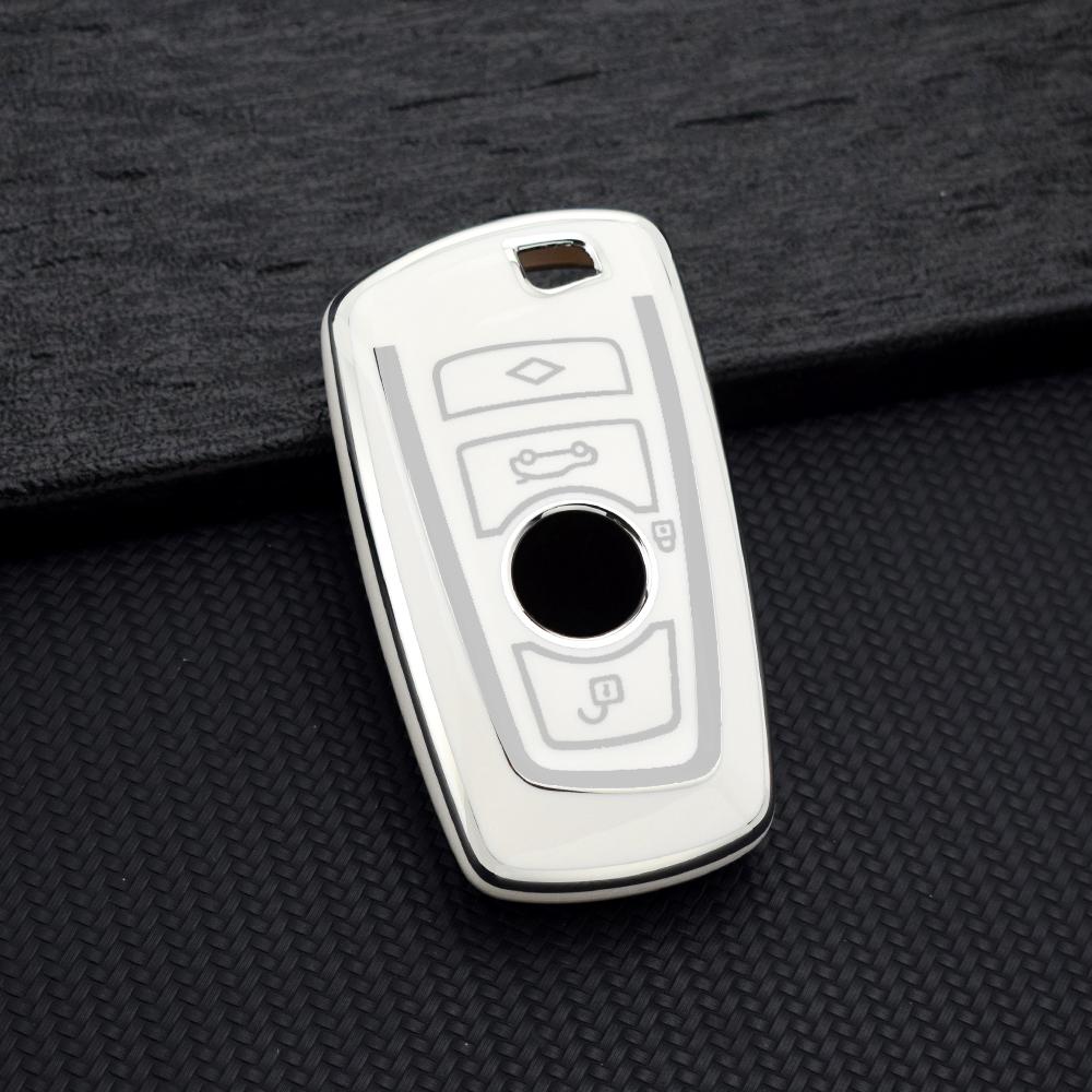 Soft Tpu Car Key Case For Bmw X3 X5 X1 1/3/5/7 Series X4 M3 M4 F30 F10 F18 F20 F15 F16 F25 E34 Key Cover Holder Accessories