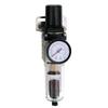Filter with Reducer with Air Pressure Gauge 1/4 Inch Auto Drain