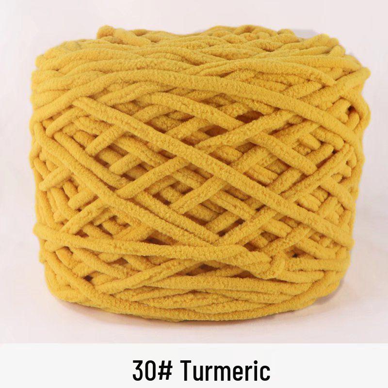 Handgjord Tjock Halsduksgarnboll - Mjuk DIY Stickning & Virkning