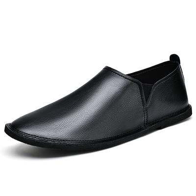 Scarpe Eleganti da Uomo di Marca di Lusso Mocassini in Vera Pelle di Alta Qualità Classiche Scarpe Britanniche da Uomo Marroni Fondo Basso