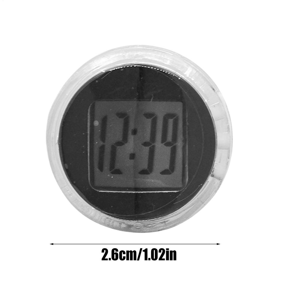 Clock for Car Dashboard Small Car Clock Digital Vent Watch Adhesive Dashboard Decoration Waterproof Automotive Watch for Home &