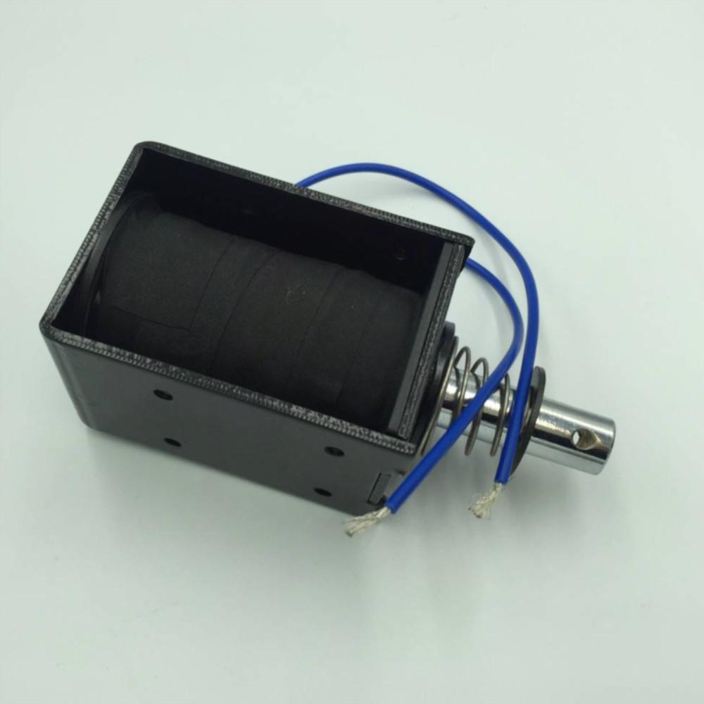 1PC JF-1683B DC 24V / 12V 10A 8KG 20mm Elettromagnete Solenoide a Movimento Lineare a Telaio Aperto Tipo Trazione Spinta
