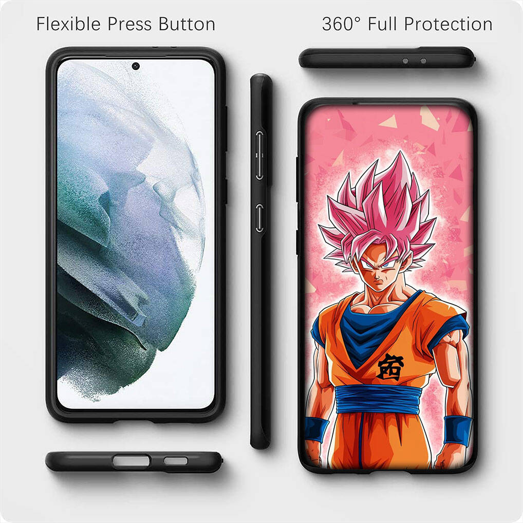 for Motorola Moto Edge 70 60 50 G54 G86 Samsung Galaxy S25 iPhone 17 16 15 Redmi Note 14 13 Pro Max Phone Case Dragon Ball Goku DragonBall Super Cover